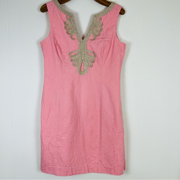 Lilly Pulitzer Neo Pink Shift Dress - Picture 3 of 13
